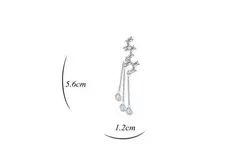 گوشواره نامتقارن زیگ زاگی EAR152S0