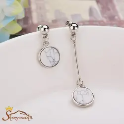 گوشواره نامتقارن سنگ باهاما EAR224G0