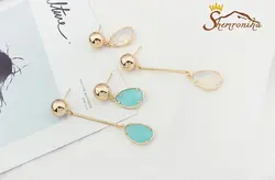 گوشواره نامتقارن کوتاه بلند EAR217G0