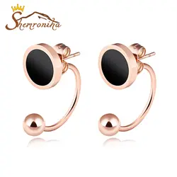 گوشواره استیل دوطرفه کد EAR163R0