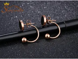 گوشواره استیل دوطرفه کد EAR163R0