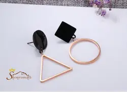 گوشواره نامتقارن مثلث و دایره کد ۱۳۶۵۸