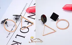 گوشواره نامتقارن مثلث و دایره کد ۱۳۶۵۸