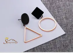 گوشواره نامتقارن مثلث و دایره کد ۱۳۶۵۸