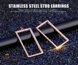 گوشواره با آویز مستطیل کد ۱۳۶۵۹