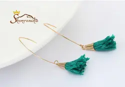 گوشواره منگوله دار سبز کد ۷۸۵۴