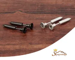 گوشواره فانتزی طرح پیچ سیلور کد ۷۸۴۰