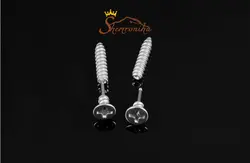 گوشواره فانتزی طرح پیچ سیلور کد ۷۸۴۰