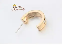 گوشواره میخی با کریستال های رنگی کد ۷۸۳۱