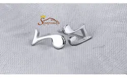 گوشواره فانتزی طرح نت موسیقی - سیلور کد ۶۴۷۰