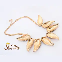 گردنبند طلایی هندی با آویز بال Angel اکریلیک کد ۶۵۲۳