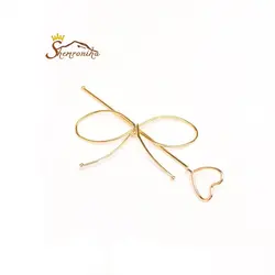 تزیینات شینیون متال سوزنی طرح پاپیون گلد کد ۱۱۴۹۴