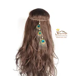 تزیینات مو سرخپوستی پر طاووس ACC024S0