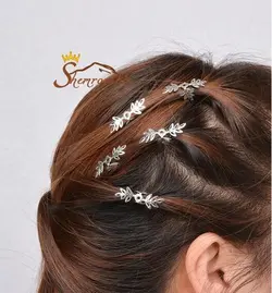 گیره تزیینی مو طرح برگ کد ۷۸۶۶