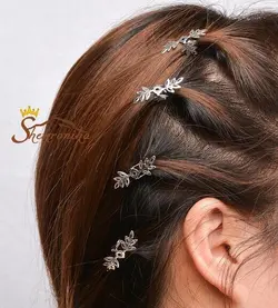 گیره تزیینی مو طرح برگ کد ۷۸۶۶