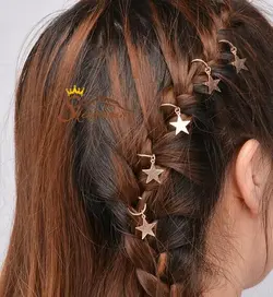 گیره تزیینی مو طرح ستاره کد ۷۸۷۲