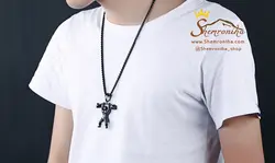 گردنبند فیگور وزنه بردار بدنسازی گلد NEC346G0