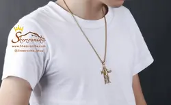 گردنبند بدنسازی و دمبل سیلور NEC351S0