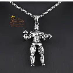 گردنبند بدنسازی و دمبل سیلور NEC351S0