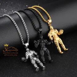 گردنبند بدنسازی و دمبل سیلور NEC351S0