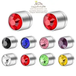 گوشواره مگنتی سفید مدل EAR741W0