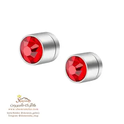 گوشواره مگنتی قرمز مدل EAR745R0