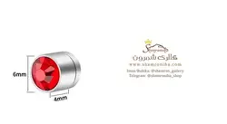 گوشواره مگنتی قرمز مدل EAR745R0