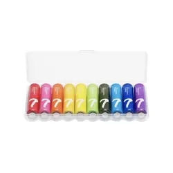 باتری نیم قلمی رنگین کمانی شیائومی Xiaomi Rainbow AAA Battery Pack Of 10 - شمرون شاپ