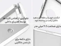 جا کارتی شیائومی Xiaomi MIIIW Card Holder MWCH01 - شمرون شاپ
