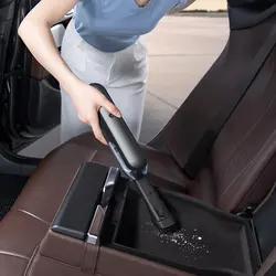 جارو شارژی ماشین بیسوس Baseus A1 Car Vacuum Cleaner VCAQ010001 30W 4000Pa توان 30 وات (سفید)