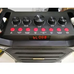 اسپیکر بلوتوث دبلیو کینگ W-King K3H Bluetooth Speaker 100W توان 100 وات رم و فلش خور دارای میکروفون - شمرون شاپ
