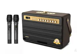اسپیکر بلوتوث دبلیو کینگ W-King K6L Wireless Speaker توان 120 وات رم و فلش خور با دو عدد میکروفون - شمرون شاپ