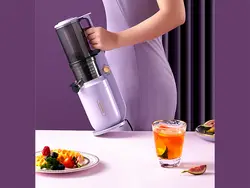 آبمیوه گیری آهسته دوو DAEWOO DY-BM03 Slow Juicer (بنفش) -