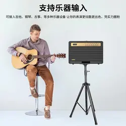 اسپیکر بلوتوث دبلیو کینگ W-KING K6S توان 100 رم و فلش خور با میکروفون - شمرون شاپ