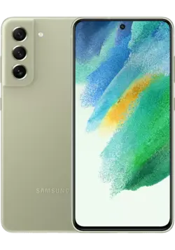 گوشی سامسونگ گلکسی Samsung Galaxy S21 FE 5G 256GB (Olive) به همراه گلس (سبز زیتونی) - شمرون شاپ