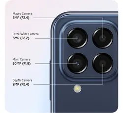 گوشی موبايل سامسونگ مدل Galaxy M33 ظرفیت 128 گیگابایت - رم 6 گیگابایت (آبی) - شمرون شاپ