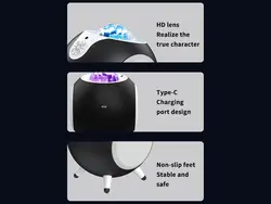 اسپیکر بلوتوث و چراغ خواب رسی Recci RSK-W22 wireless speaker -