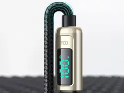 کابل شارژ تایپ‌سی به تایپ‌سی مک‌دودو Mcdodo Type-C To Type-C Data Cable 100W PD Fast Charge CA-8821 نقره ای - شمرون شاپ