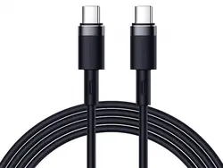 کابل شارژ و انتقال داده سیلیکونی تایپ سی به تایپ سی جویروم Joyroom Silicone Data Cable 1.8M 60W S-1830N9 - شمرون شاپ