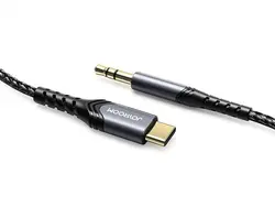 مبدل تایپ سی به جک 3.5 میلیمتری جویروم JOYROOM Type-C To 3.5mm audio cable HIFI SY-A03 - شمرون شاپ
