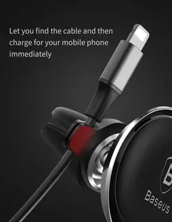 پایه نگهدارنده آهن ربایی بیسوس Baseus Magnetic Air Vent Car Mount Holder with Cable Clip SUGX-A01 - شمرون شاپ
