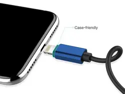 مبدل لایتنینگ به لایتنینگ راک Rock RCB0588 Lightning Audio Cable - شمرون شاپ