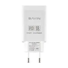 شارژر دیواری سریع تایپ سی باوین Bavin PC657Y-PD Fast Charger - شمرون شاپ