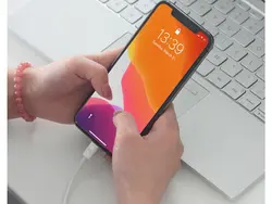 کابل شارژ سریع لایتنینگ به تایپ‌سی شیائومی یک متری ZMI USB-C TO Lightning Data Cable AL813C 1M - شمرون شاپ