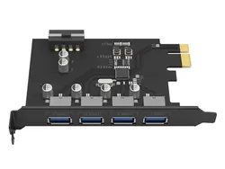 هاب یو اس بی اینترنال 4 پورت اوریکو Orico 4 Port USB3.0 PCI-E Expansion Card PME-4U - شمرون شاپ