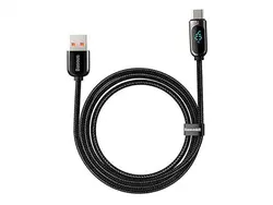 کابل تایپ‌سی به یو‌اس‌بی شارژ سریع بیسوس Baseus Display Fast Charging Data Cable 1m 5A CATSK-01 - شمرون شاپ