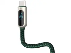 کابل تایپ‌سی به یو‌اس‌بی شارژ سریع بیسوس Baseus Display Fast Charging Data Cable 1m 5A CATSK-01 - شمرون شاپ