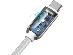 کابل تایپ‌سی به یو‌اس‌بی شارژ سریع بیسوس Baseus Display Fast Charging Data Cable 1m 5A CATSK-01 - شمرون شاپ