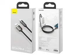 کابل تایپ‌سی به یو‌اس‌بی شارژ سریع بیسوس Baseus Display Fast Charging Data Cable 1m 5A CATSK-01 - شمرون شاپ