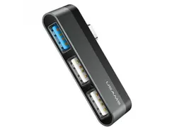 هاب 3 پورت تایپ سی یوسامز Usams US-SJ461 Type-C mini HUB (3 USB Ports) - شمرون شاپ
